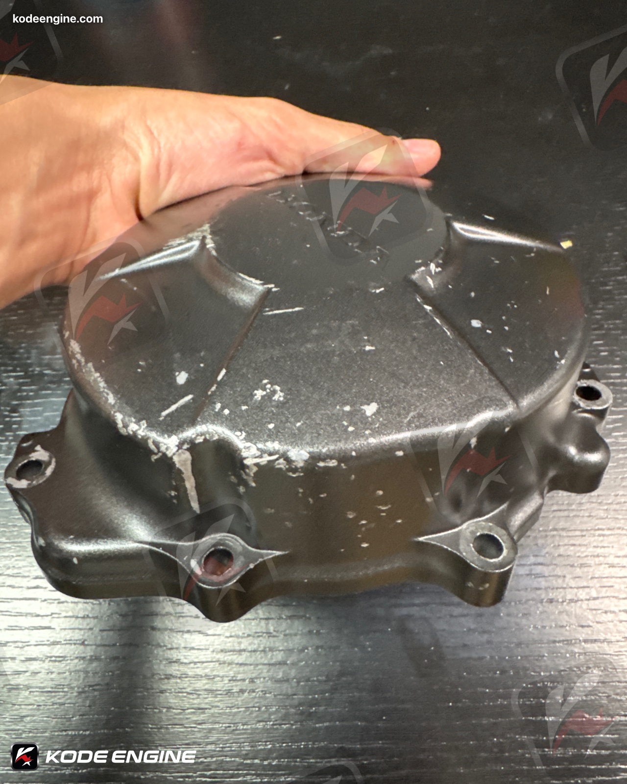 Moto2 Honda CBR600rr Engine alternator Cover - Left Side (Used) 5
