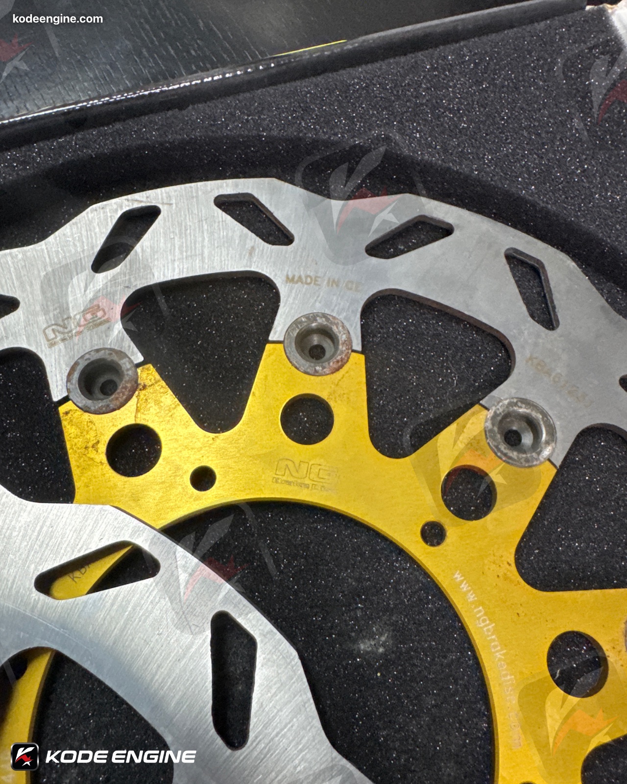 NG Moto2 brake disc - 320mm with 0.5mm offset (Used condition) 2