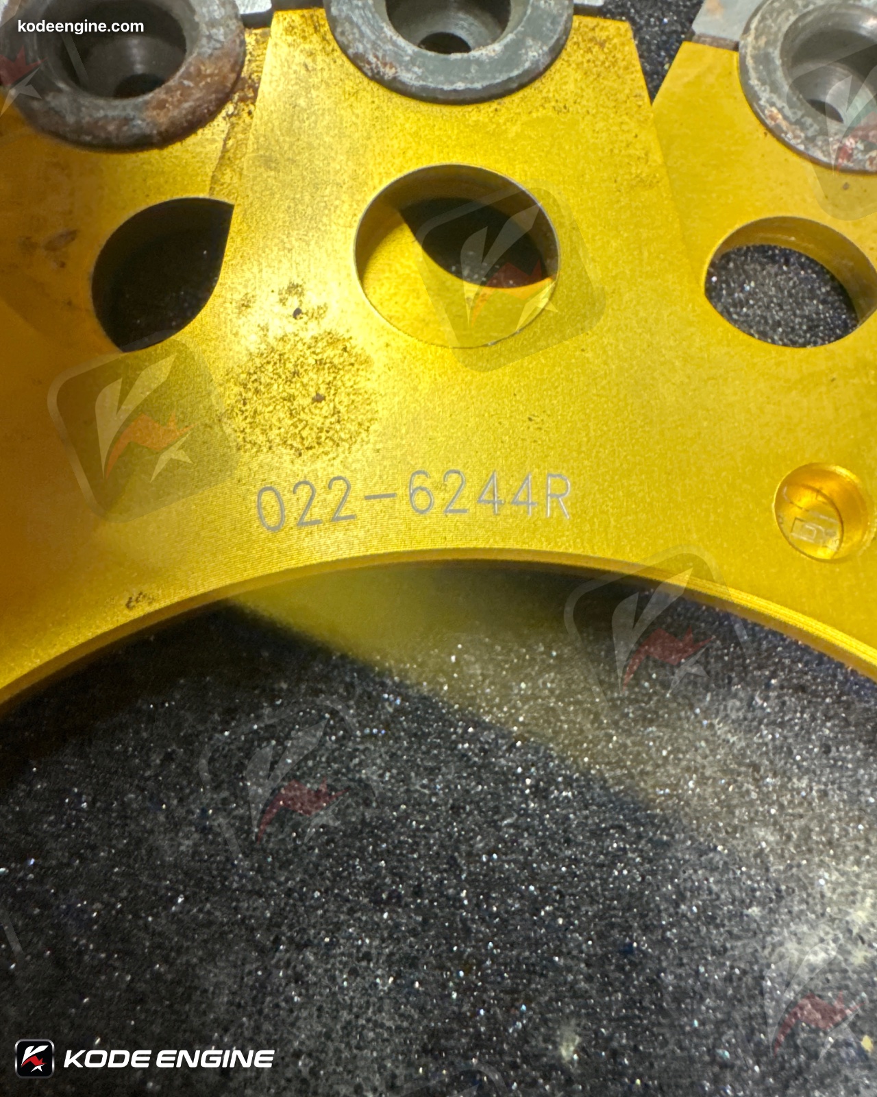 NG Moto2 brake disc - 320mm with 0.5mm offset (Used condition) 4