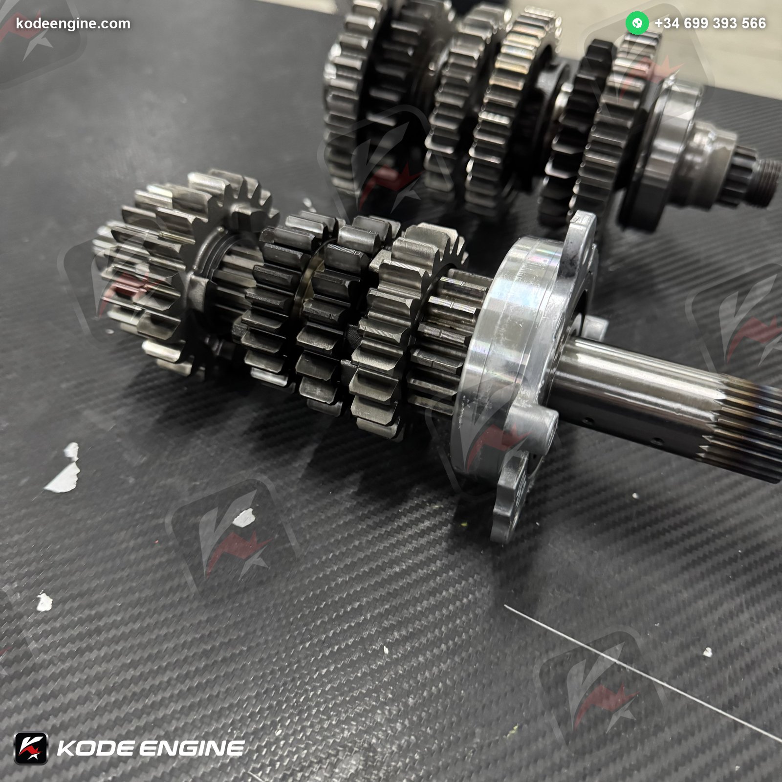 Triumph Moto2 765cc Gearbox – Primary & Secondary Shaft (NEW) image 3