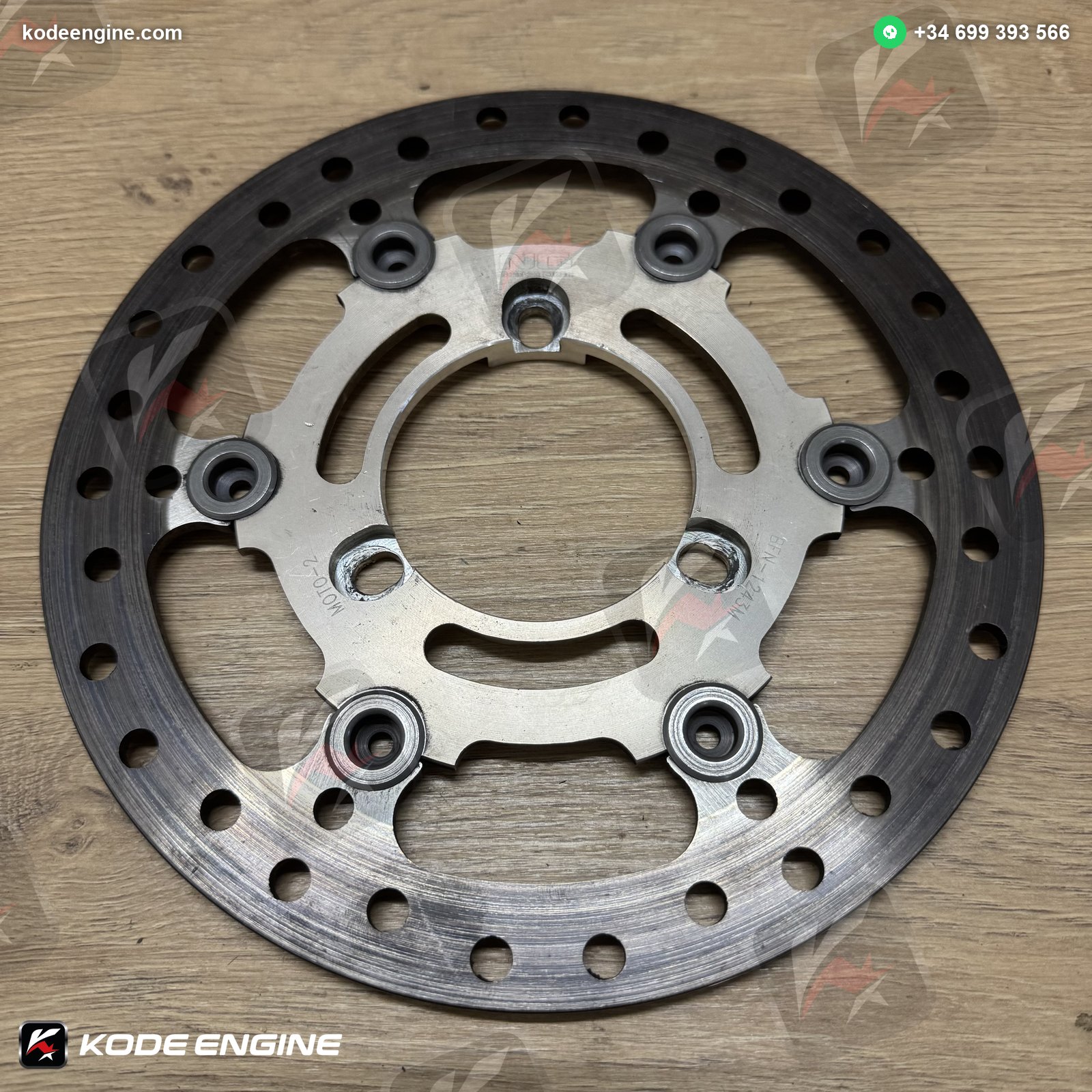 NG Rear Brake Discs – Grey Finish (Moto2 Spec) image 4