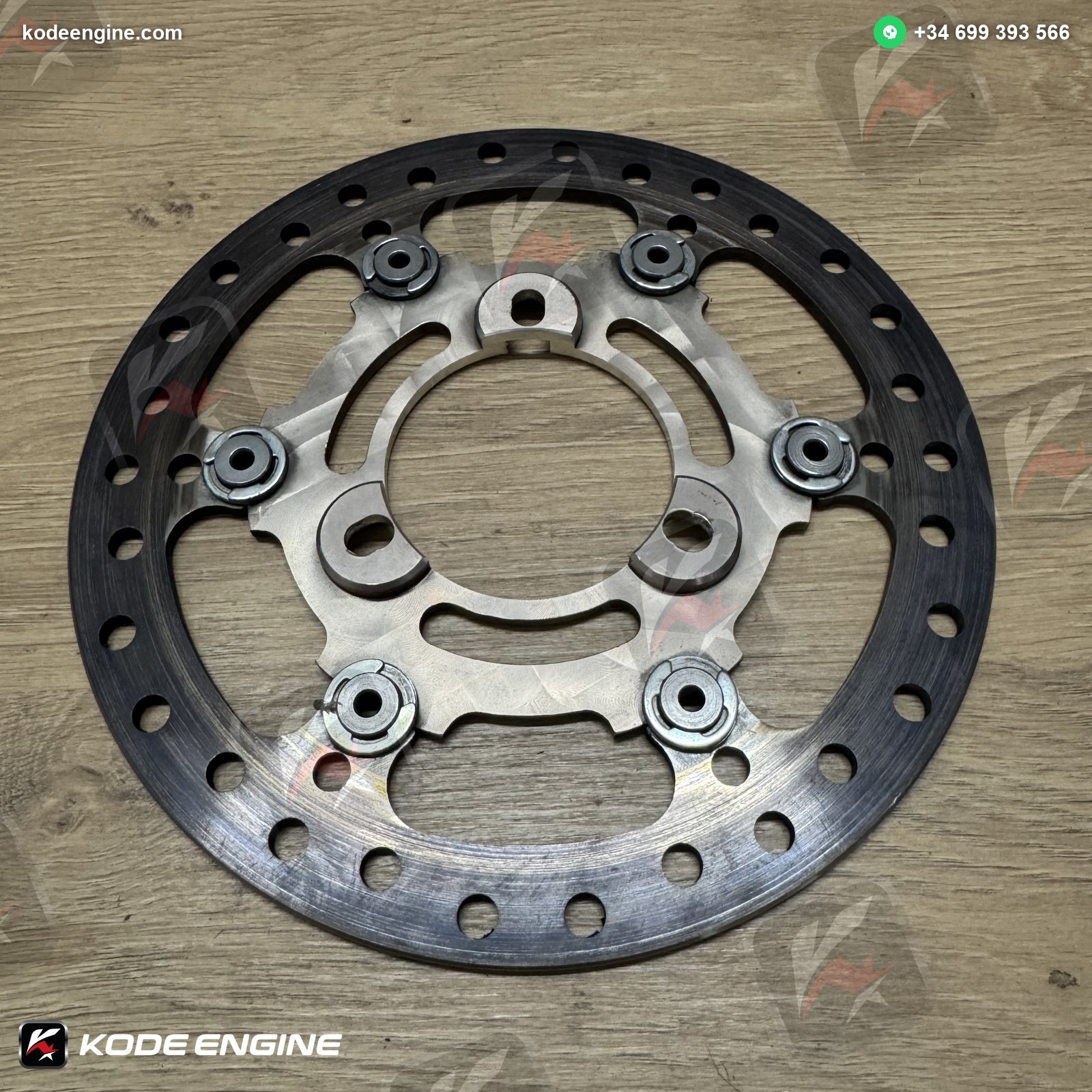NG Rear Brake Discs – Grey Finish (Moto2 Spec) image 6