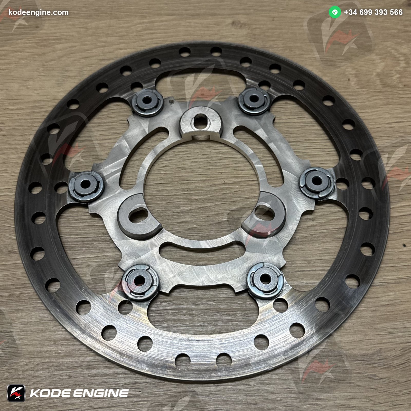 NG Rear Brake Discs – Grey Finish (Moto2 Spec) image 8