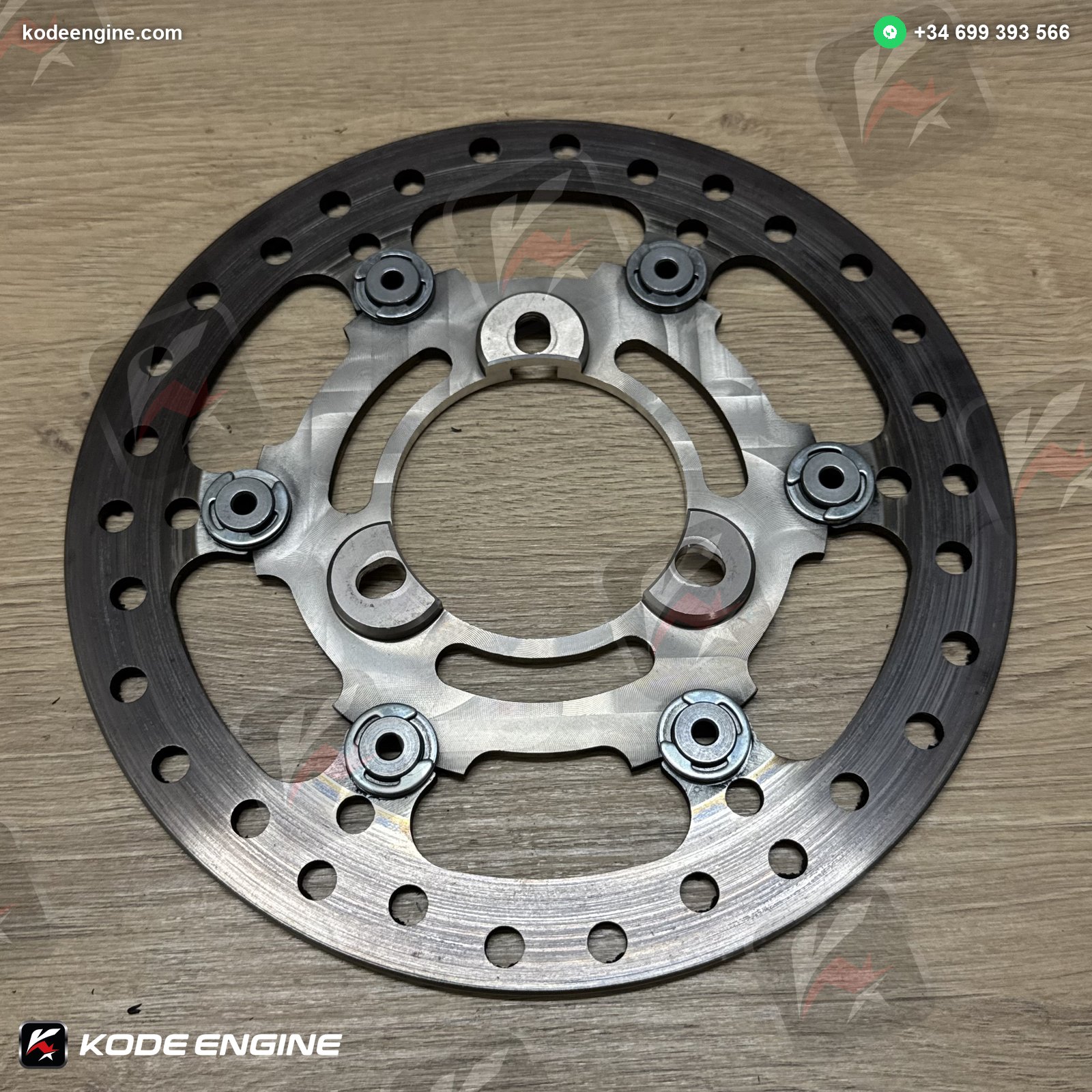 NG Rear Brake Discs – Grey Finish (Moto2 Spec) image 10