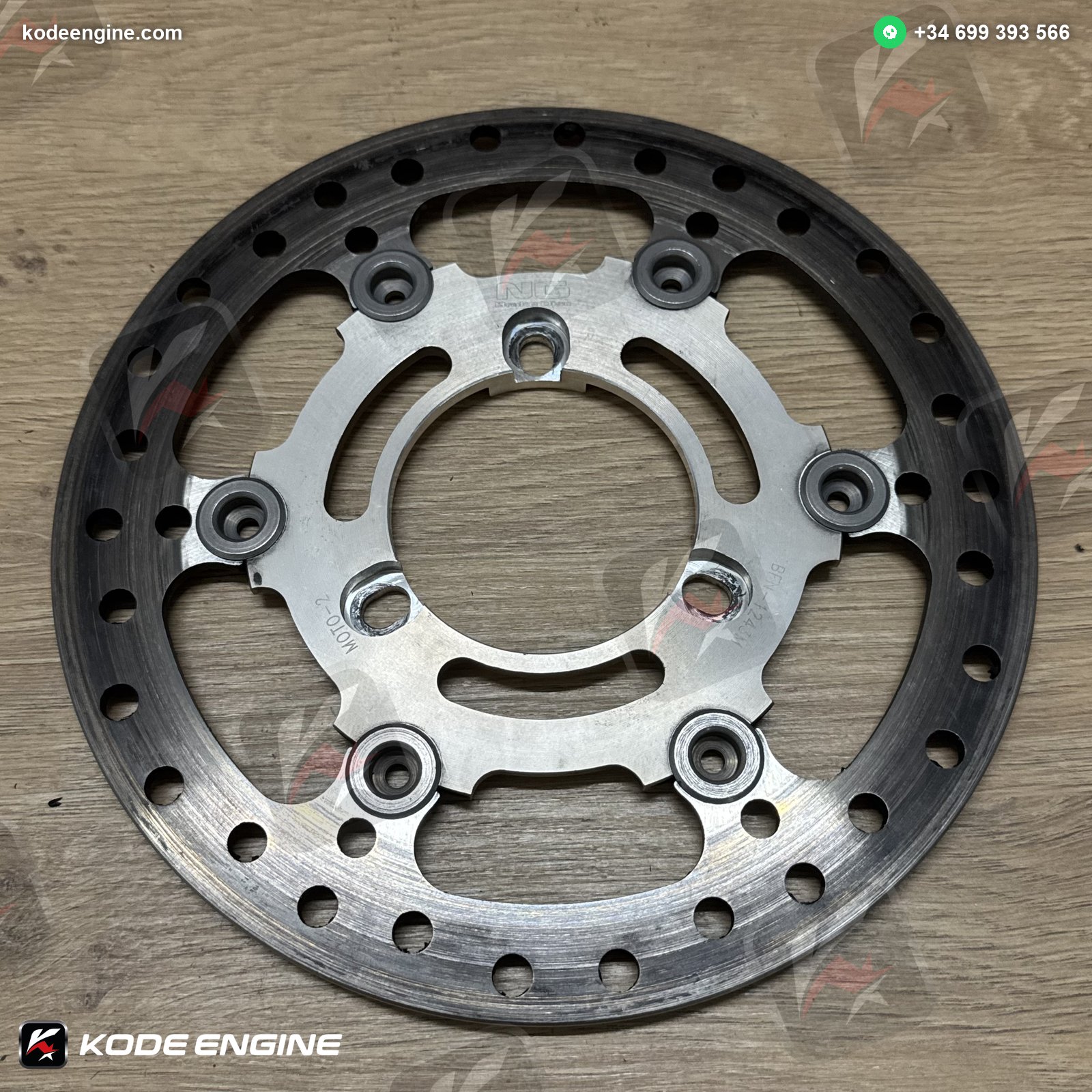 NG Rear Brake Discs – Grey Finish (Moto2 Spec) image 11
