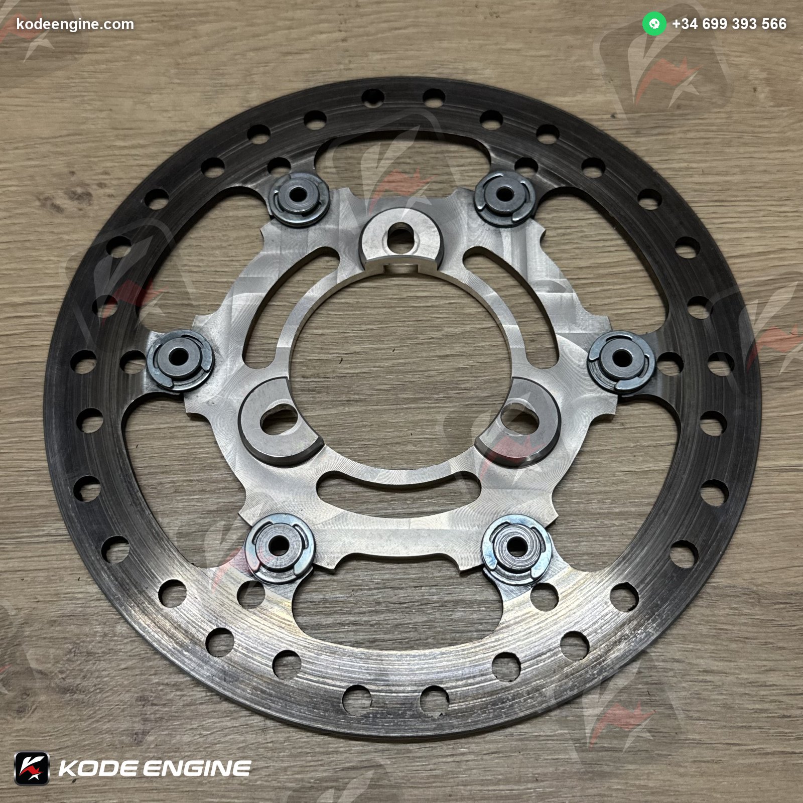 NG Rear Brake Discs – Grey Finish (Moto2 Spec) image 12