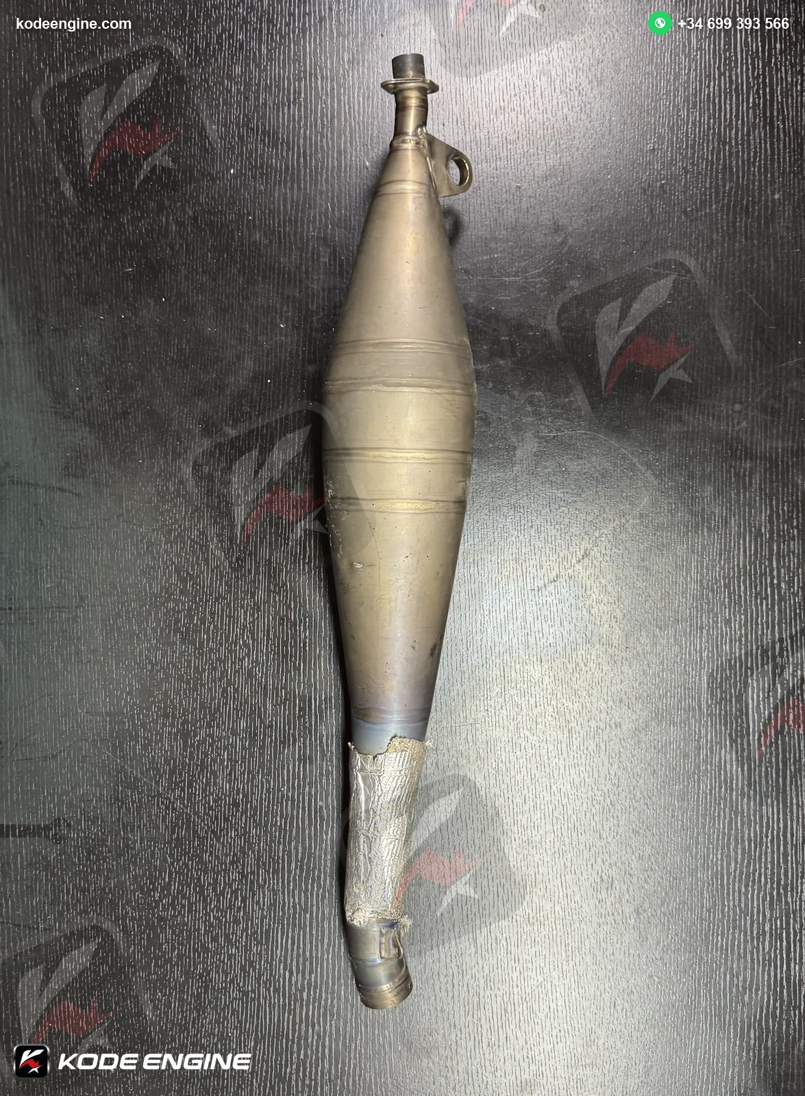 Aprilia RSW 125 GP Titanium Exhaust – OEM (35/03) image 1