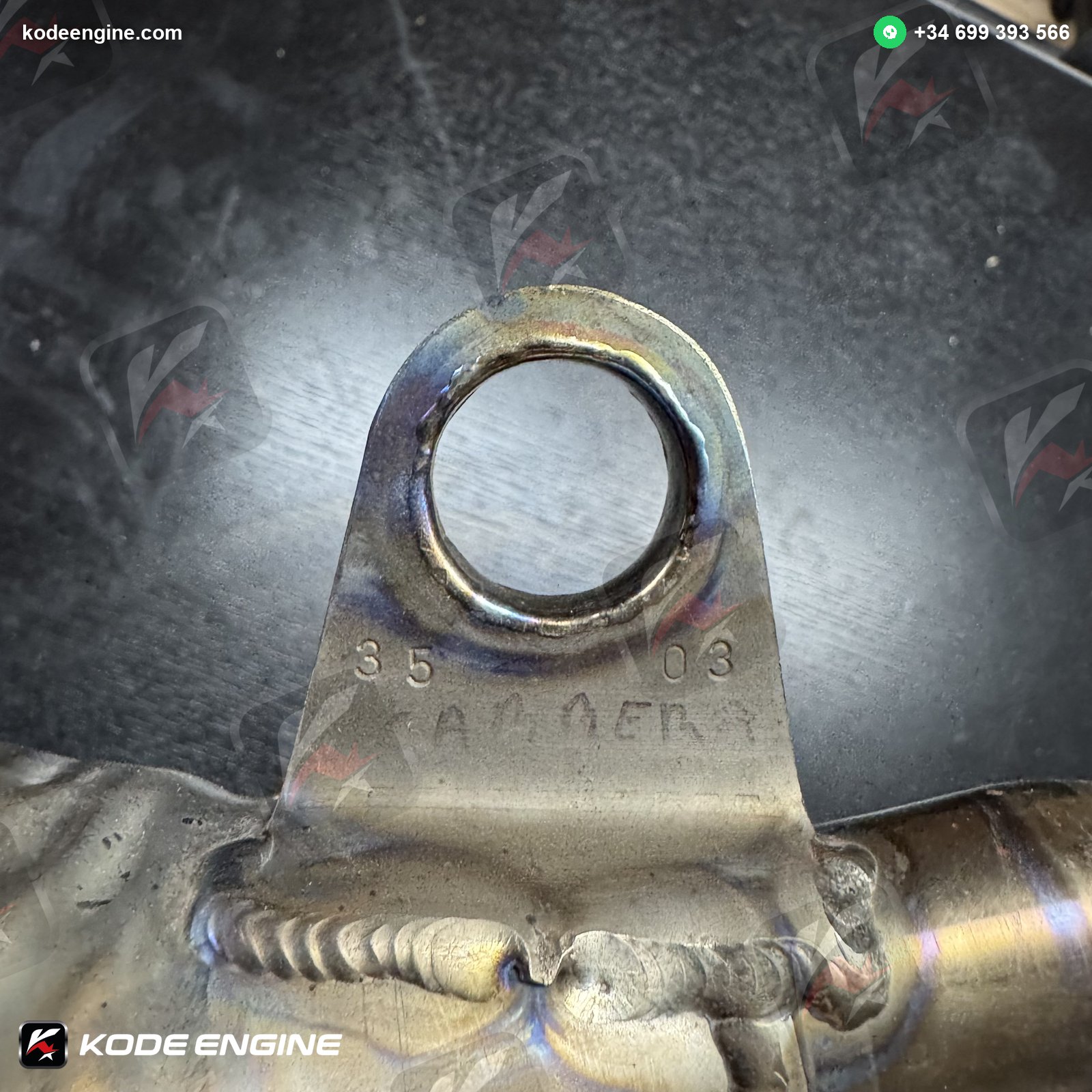 Aprilia RSW 125 GP Titanium Exhaust – OEM (35/03) image 2