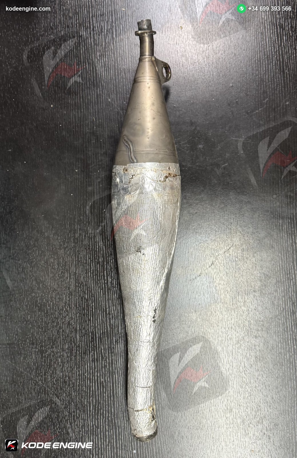 Aprilia RSW 125 GP Titanium Exhaust – OEM (69/04) image 1