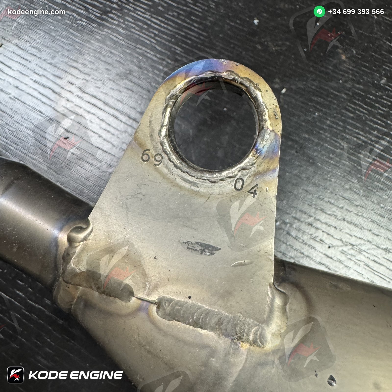 Aprilia RSW 125 GP Titanium Exhaust – OEM (69/04) image 2