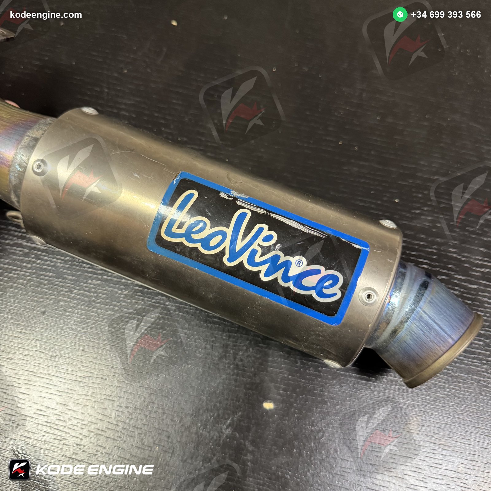 LeoVince Exhaust – Moto2 Honda – Left Exit (Good Condition) image 2