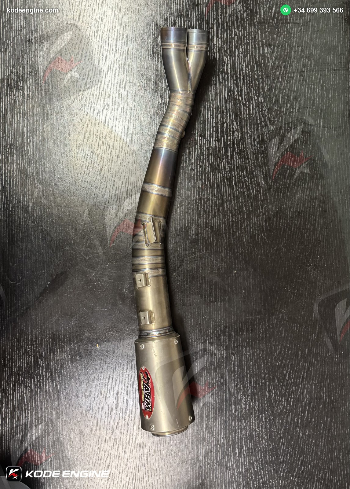 AHM Exhaust – Moto2 Honda – Left Exit image 1