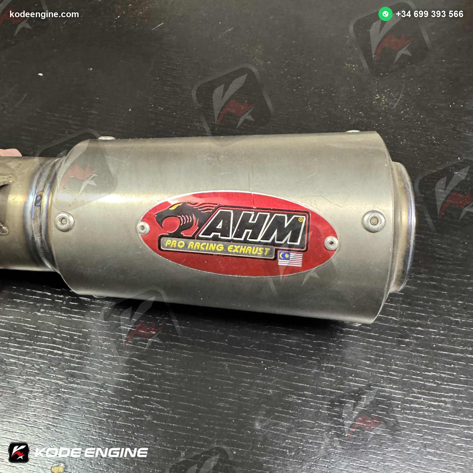 AHM Exhaust – Moto2 Honda – Left Exit image 2