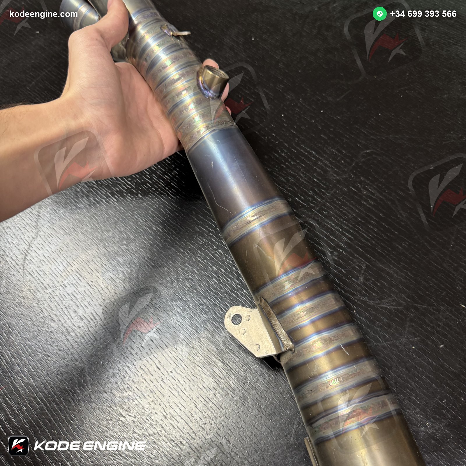 AHM Exhaust – Moto2 Honda – Left Exit image 4