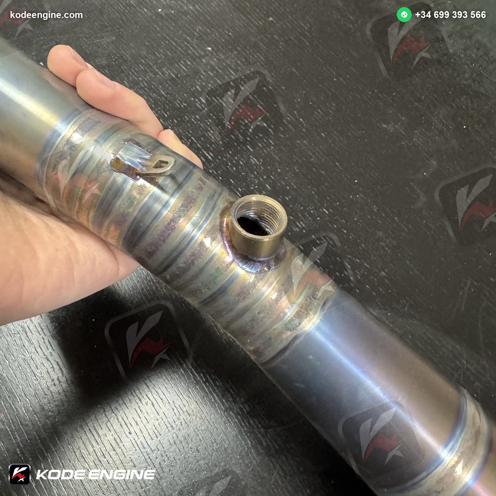 AHM Exhaust – Moto2 Honda – Left Exit image 7