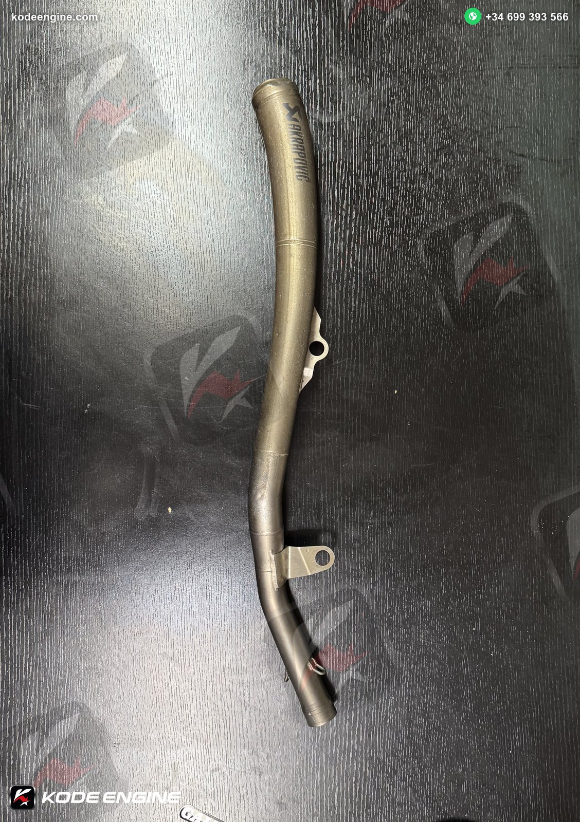 Akrapovic Exhaust Can – 2012 Moto3 KTM – Right Exit (Good Condition) image 1