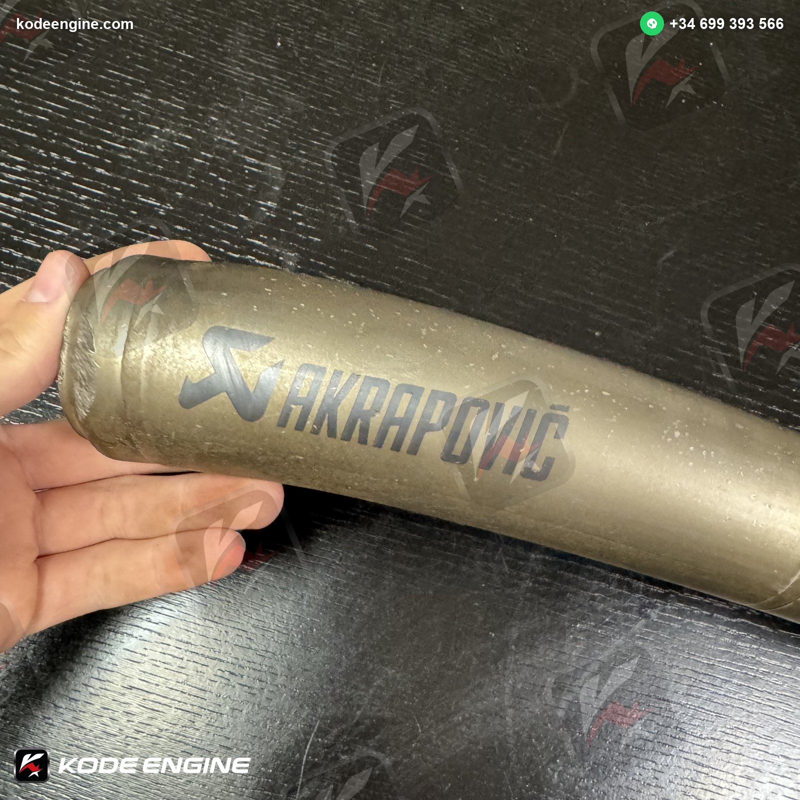 Akrapovic Exhaust Can – 2012 Moto3 KTM – Right Exit (Good Condition) image 2
