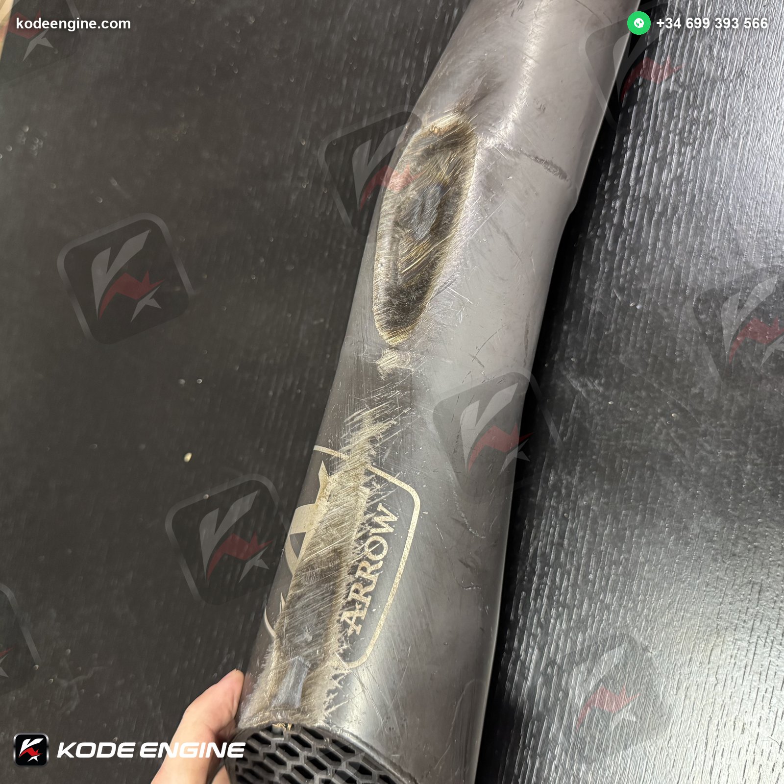 Arrow Exhaust Can – Moto2 – Right Exit (Very Used) image 6