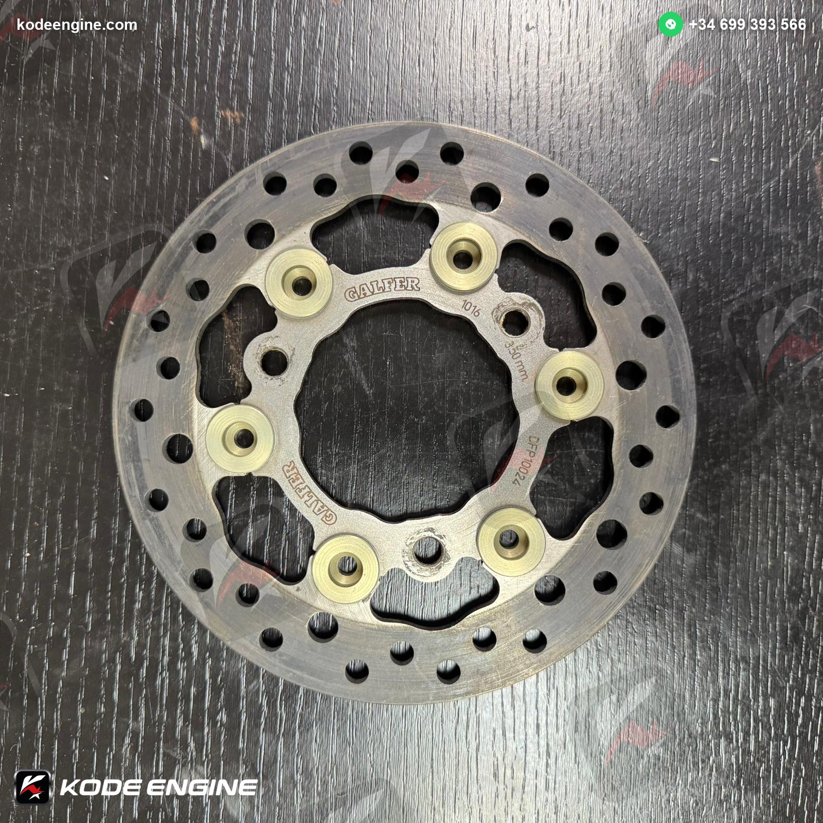 NG Moto2 Rear Brake Disc – 220 mm image 1